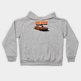 RETRO CLASSIC CAR CLUB Kids Hoodie